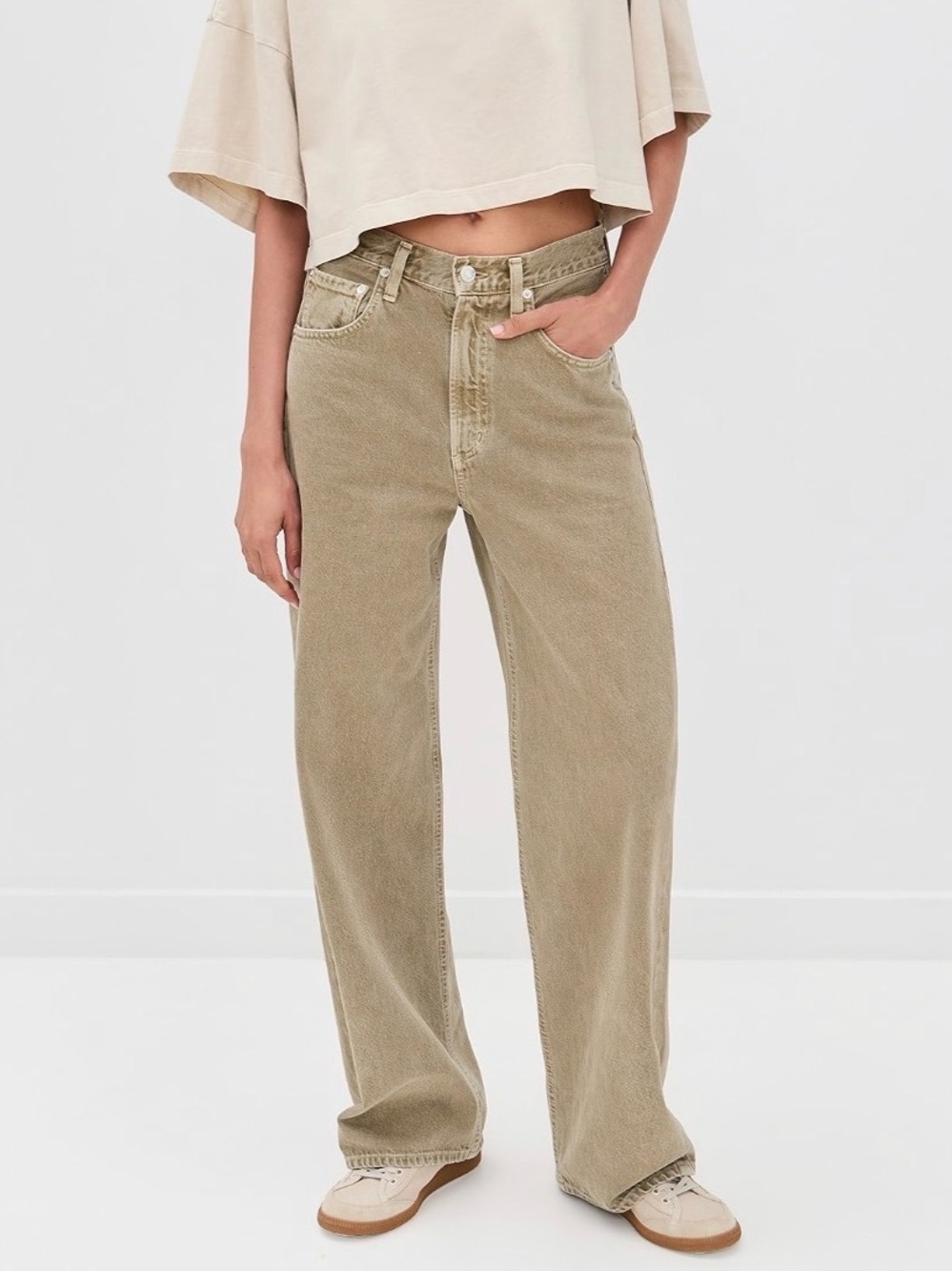 Agolde Low Curve Jeans cholla brown